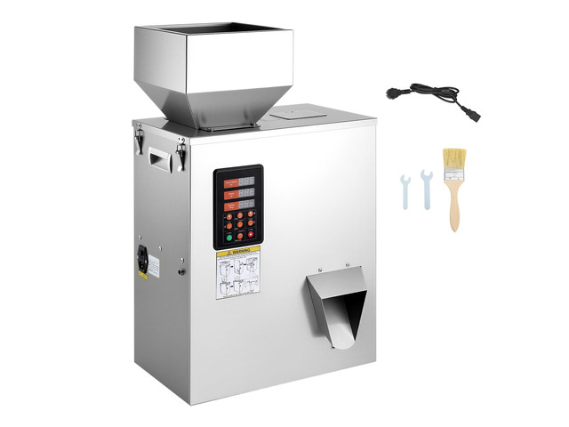 VEVOR Powder Filling Machine, 10-500g (0.02-1.1lbs) Automatic Particle Dispenser, High Accuracy, Stainless Steel, Intelligent Weighing Dispensing...