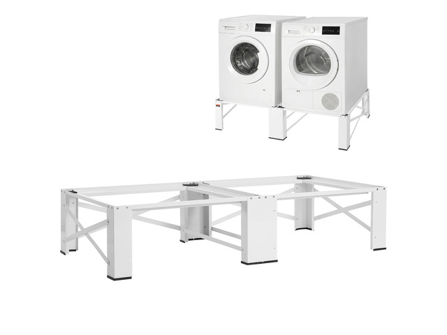 VEVOR Laundry Pedestal, 12 in Height, Washer and Dryer Pedestals with 700 lbs Weight Load Capacity, Non-Slip Feet, 28.3 x 28.3 in Washing Machine...