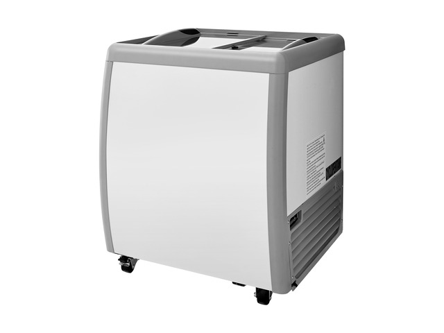 VEVOR Commercial Ice Cream Display Case, 5.6 Cu. ft Chest Freezer, Restaurant Gelato Dipping Cabinet Top Deep Freezer with Locking Casters, Sliding...