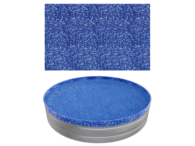 VEVOR 8ft Pool Liner, Round Overlap Swimming Pool Liner for 27.5 in Wall Height, Heavy Gauge Vinyl, Easy Install with Leak-Proof Patches, Designed...