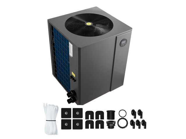 VEVOR Pool Heat Pump Max 104790 BTU, Electric Pool Heater for In-Ground Up to 27738 Gallons, All-DC Inverter Technology, WiFi & App Remote Control,...