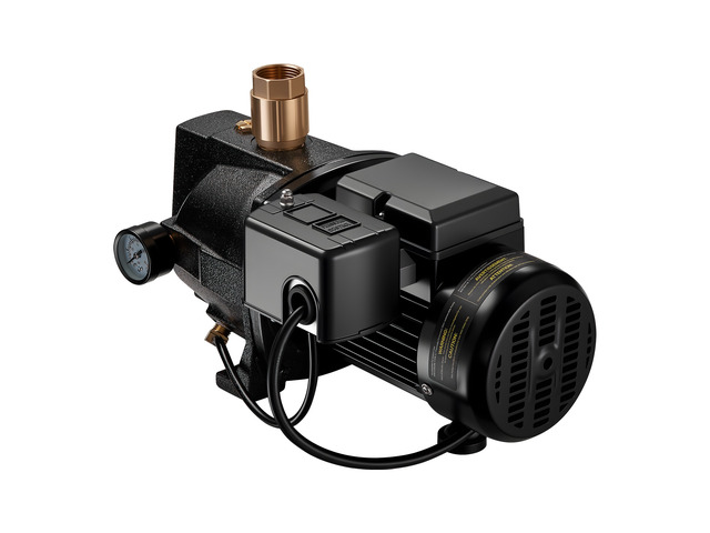 VEVOR 1/2 HP Shallow Well Jet Pump, AC 115/230 Volt, 790 GPH Dual Voltage Cast Iron Well Jet Pump, with 147 ft Max Head Lift, Automatic Pressure...