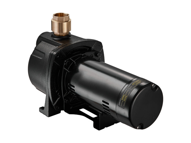 VEVOR 1.5 HP Shallow Well Jet Pump, AC 115/230 Volt, 4250 GPH Dual Voltage Cast Iron Well Jet Pump, with 108 ft Max Head Lift, Easy Voltage...