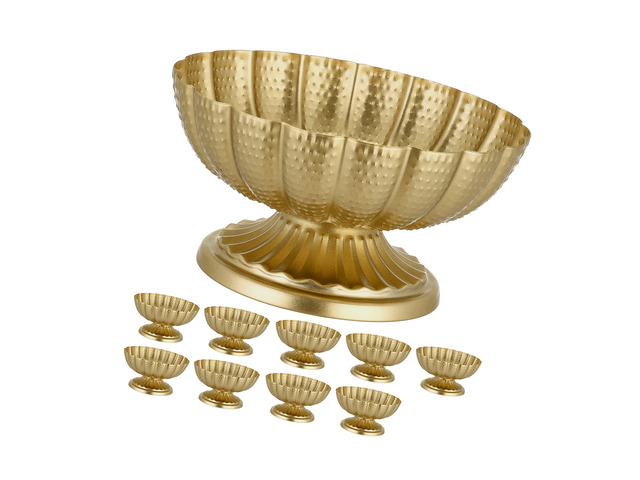 VEVOR 10 PCS Wedding Flower Vase, 4.7 in Mini Flower Table Centerpieces, Small Floral Bowl Decorative Easy Installation, Versatile Arrangement...