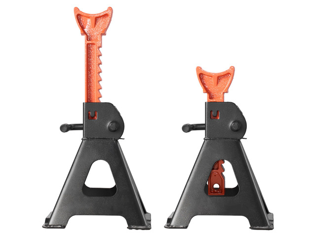 VEVOR Jack Stands, 3 Ton (6,600 lbs) Capacity, 10.8-16.3 in Adjustable Height, Heavy Duty Steel Jack Auto Stands with Locking, for Lifting SUV,...
