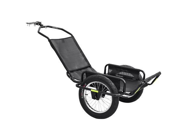 VEVOR Bike Cargo Trailer 320 lbs Load Heavy-Duty Bicycle Game Cart Foldable, All-Purpose Utility Trailer with 16-Inch Wheels for Any Terrain,...