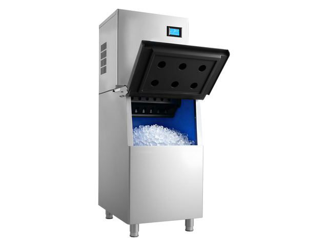 VEVOR Commercial Ice Maker Machine, 360LBS/24H Ice-Making Machine with 250LBS Large Storage Bin, Auto Self-Cleaning Ice Maker with Touchscreen for...