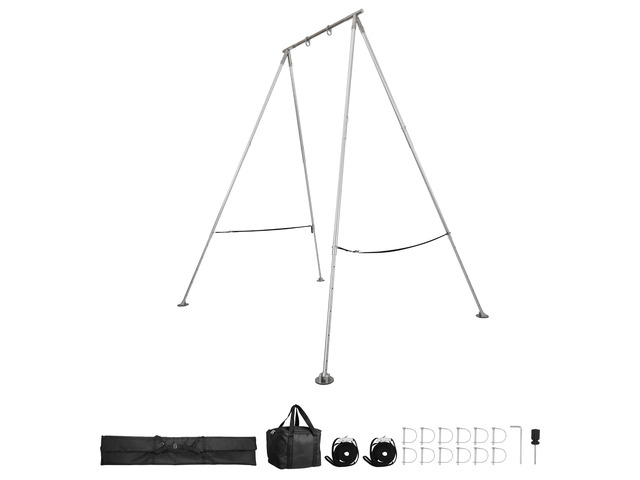 VEVOR Yoga Stand Frame, Max 310 lbs Load Swing Stand, Triangular Structure Pull Up Stands, Aerial Silk Stands with Height Adjustable & Aluminum...
