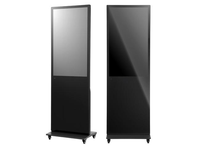 VEVOR 43 in Indoor Digital Signage Floor Standing Advertising Display Kiosk, with WiFi HDMI/USB Input Android OS, 178° Wide View, LCD Screen...