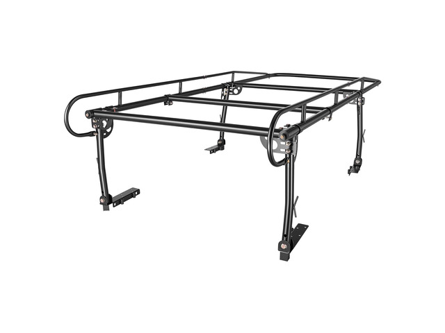VEVOR Truck Ladder Rack 1500LBS Capacity Universal Over-Cab Trucks Bed Rack, 51.2'-75' Adjustable for Kayak Surfboard Lumber, Non-Drilling...