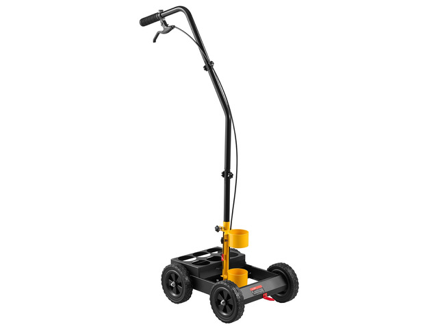 VEVOR Striping Line Marking Machine 6-Can Capacity Black with 4 Wheels, Parking Lot Striping Machine, 2 to 4 in Adjustable Line Width, Heavy Duty,...