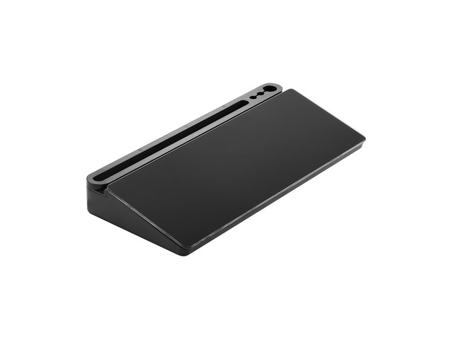 VEVOR Desktop Glass Dry Erase Board 15.8 x 7.1 x 1.9 in Desk Whiteboard, Compartment Storage, Non-Slip Bottom, Ergonomic Angled Design, Desktop...