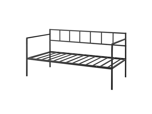 VEVOR Twin Daybed Metal Twin Size Day Bed Frame with Under-Bed Storage, for Living Room Bedroom Guest Room, Space Saving, Heavy-Duty Metal Sofa Bed...