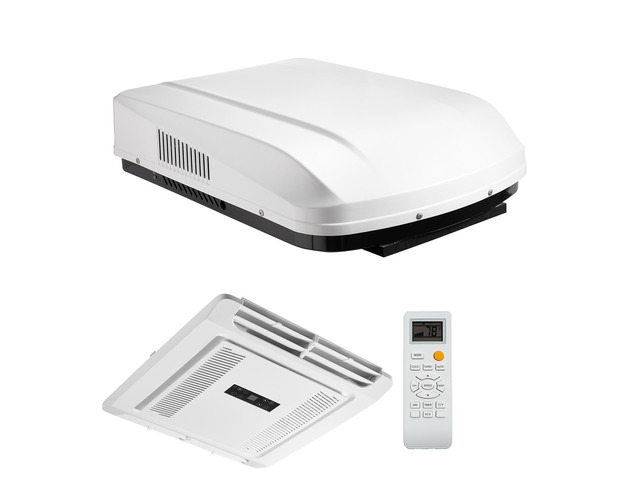 VEVOR RV Air Conditioner, 15000 BTU RV AC Unit, 120V Non-Ducted Rooftop Air Conditioner with Heat Pump and Cooling, Variable Speed Easy Install...
