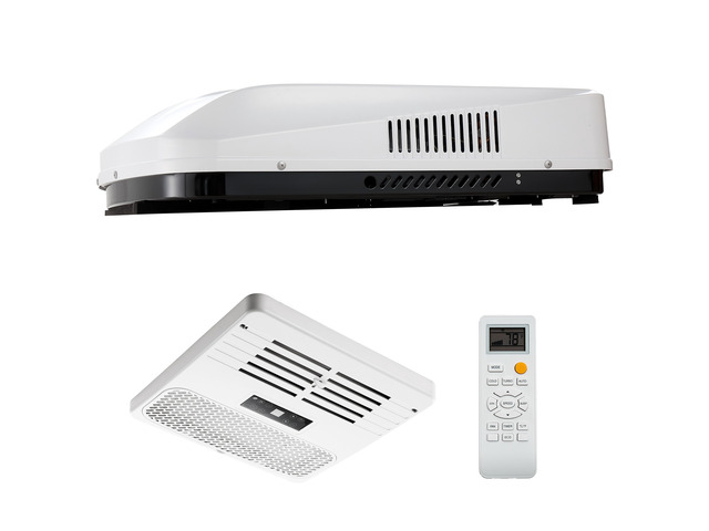 VEVOR RV Air Conditioner, 15000 BTU RV AC Unit, 120V Ducted Rooftop Air Conditioner with Heat Pump & Cooling, Variable Speed Easy Install Quiet AC...