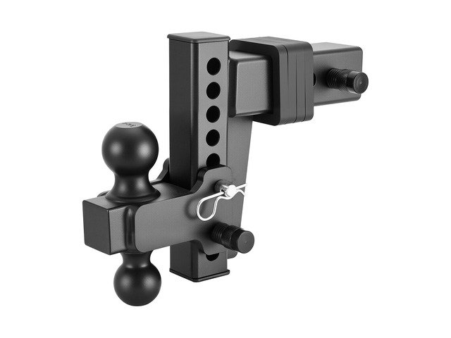 VEVOR Adjustable Trailer Hitch, Fit 2.5 Inch Receiver, Trailer Hitch Mount with 2 Inch & 2-5/16 Inch Balls, 28000 lbs GTW, 6 Inch Drop, Towing Ball...
