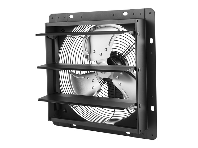 VEVOR 12 in Shutter Exhaust Fan Wall-Mount Automatic Louvers Variable Speed, Sturdy Steel Housing, Low Noise, AC Motor, 1347 CFM Ventilation and...