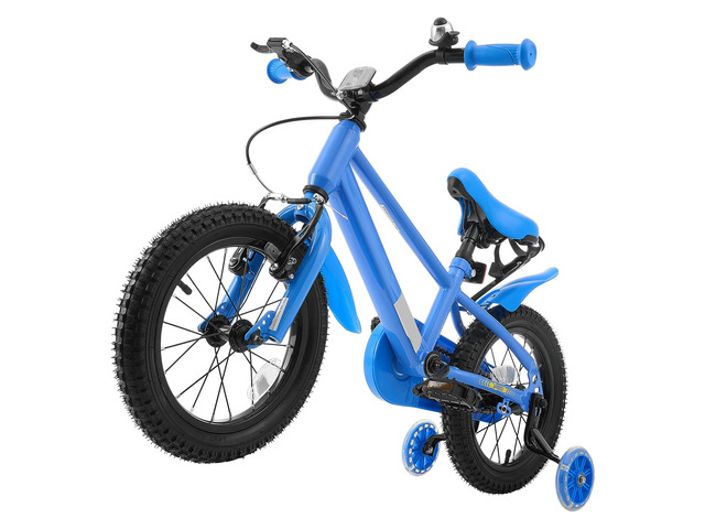 VEVOR Kids Bike, 14 Inch Children Bicycle, Training Wheels BMX Style Blue, for Boys Girls Ages 3-5, Adjustable Seat & Handlebar, Front Brake & Rear...