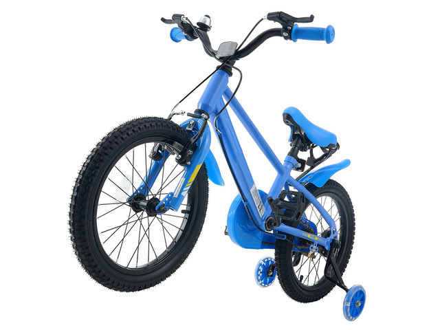 VEVOR Kids Bike, 16 Inch Children Bicycle, Training Wheels BMX Style Blue, for Boys Girls Ages 4-7, Adjustable Seat & Handlebar, Front Brake and...