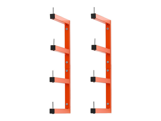 VEVOR Lumber Rack, 3-Tier 4-Pack 220 lbs per Tier, Welded Wood Pipe Storage, Wall-mounted Organizer for Garages, Workshops, Warehouse, Basement,...