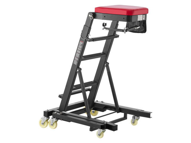 VEVOR Top Automotive Creeper 48'-76' Adjustable with Folding Mechanical Arm, Foldable High Top Engine Creeper, 400LBS Heavy-Duty Support, Stable...