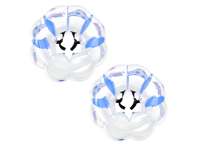 VEVOR 2-Pack Inflatable Bumper Balls 4FT Human Bubble for Teens Transparent, for Backyard, Camping, Picnic, Park, Lawn, and Outdoor Team Gameplay,...