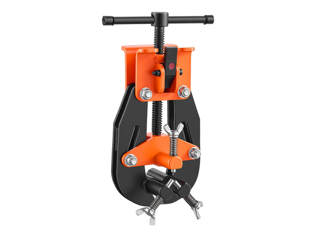 VEVOR 1'-3' Pipe Alignment Clamp Tool, Precision 3-Point Alignment Tool with T-Handle & Quick Release Button, High-Strength Steel Pipe Clamp for...