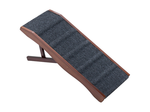 VEVOR Dog Ramp for Bed 12.6'-16.5' 4 Adjustable Height Foldable Pet Ramp, for Small & Senior Dogs to Get on Couch Sofa, 35' Long, Up to 200 lbs,...