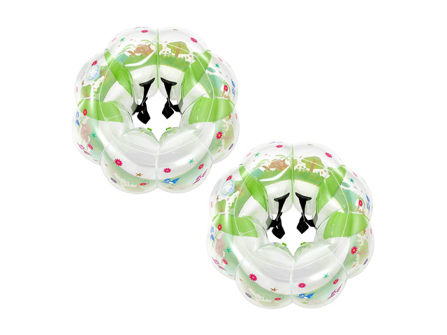 VEVOR 2-Pack Inflatable Bumper Balls 3FT Human Bubble for Kids Transparent, for Backyard, Camping, Picnic, Park, Lawn, and Outdoor Team Gameplay,...