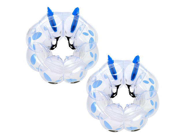 VEVOR 2-Pack Inflatable Bumper Balls 4FT Human Bubble for Teens Blue, for Backyard, Camping, Picnic, Park, Lawn, and Outdoor Team Gameplay,...