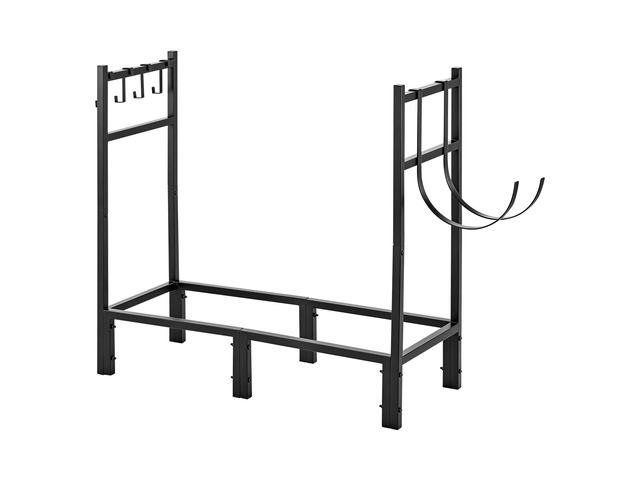 VEVOR Firewood Rack 32.68 Inch Heavy Duty Indoor Fire Wood Storage Holder, for Fireplace Patio Deck, 550 lbs Load Capacity, Stacker Stand with Log...