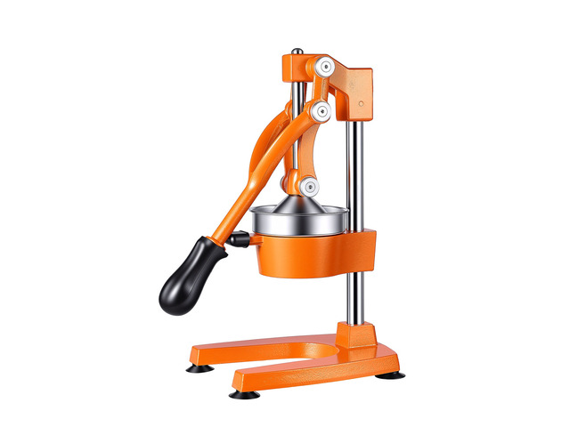 VEVOR Manual Citrus Juicer, 15' Tall Hand Press Orange Juicer, Manual Fresh Juice Extractor for Lemon Pomegranate Grapefruit, Heavy-Duty Cast Iron,...