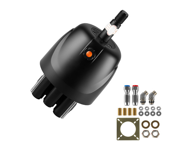 VEVOR Hydraulic Steering Helm Pump 150 HP Outboard Hydraulic Pump for Boats, Marine Boat Steering System, 2.5 MPa Max Work Pressure, Aluminum Alloy...