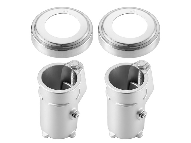 VEVOR Pool Handrail Anchor Kit 2 Pack 316 Stainless Steel for In-ground, Pool Ladder Anchors and Escutcheon Fits 1-7/8 in OD Rail, Secure Fit,...