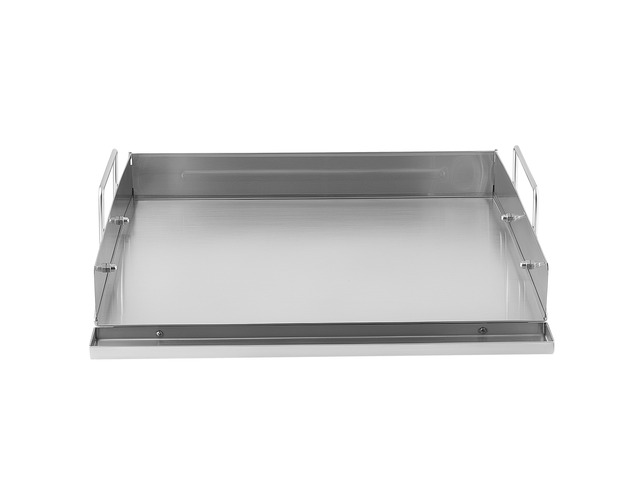 VEVOR Stainless Steel Griddle 18x16 inch Flat Top Outdoor Plate with Handle, for BBQ Eggs Burger, Even Heat Distribution, Portable Rectangular...