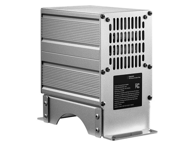 VEVOR Boat Engine Compartment Heater, 400W Bilge Heater Fit Boats Up to 24FT, with Self-Regulating PTC Element & Automatic Thermostat, IP68...