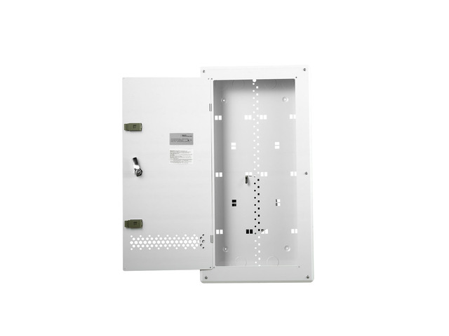 VEVOR Structured Media Enclosure 28-Inch Wiring Cabinet with Hinged Cover, In Wall Cable Management Network Box, Cold-Rolled Steel, Recessed...