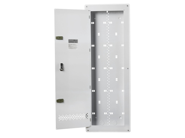 VEVOR Structured Media Enclosure 42-Inch Wiring Cabinet with Hinged Cover, In Wall Cable Management Network Box, Cold-Rolled Steel, Recessed...