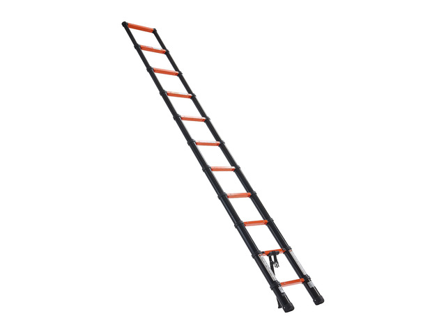 VEVOR Telescoping Ladder, 10.5 ft Extension Ladder One-Button Retraction, Heavy-Duty 330 lbs Capacity, for Home Repairs, Painting, Window Cleaning...