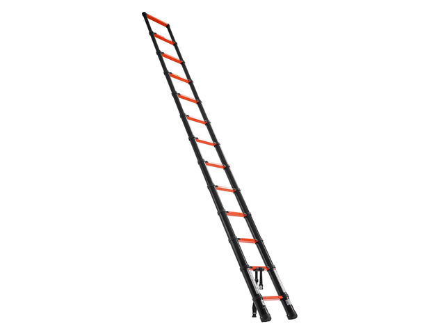VEVOR Telescoping Ladder, 12.5 ft Extension Ladder Multi-Button Retraction, Heavy-Duty 330 lbs Capacity, for Home Repairs, Painting, Window...