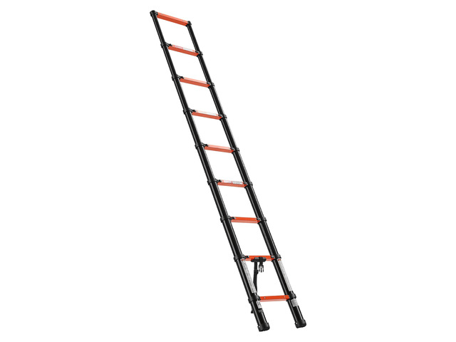 VEVOR Telescoping Ladder, 8.5 ft Extension Ladder Multi-Button Retraction, Heavy-Duty 330 lbs Capacity, for Home Repairs, Painting, Window Cleaning...