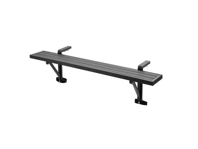 VEVOR Balcony Hanging Table 49' x 9.4' 60 lbs Balcony Railing Bar Table, for Outdoor Patio Garden Deck Use, Fits 1'-2.6' Rails, Adjustable Bracket...
