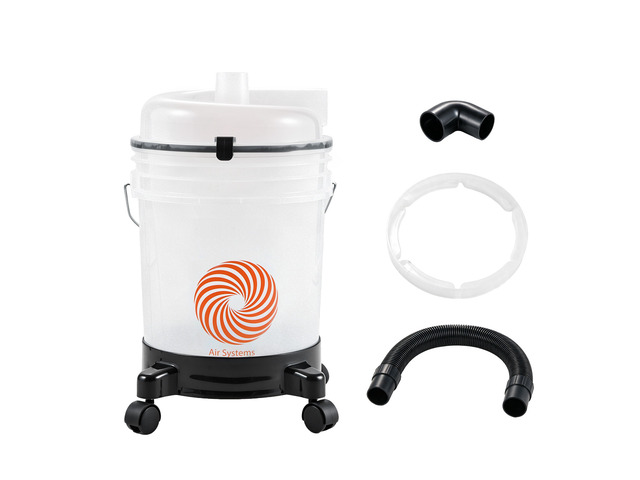 VEVOR Cyclone Dust Separator Kit, 5 Gallon Bucket Compact Dust Collector, 2 & 2-1/2 inch for Woodworking & Shop Wet/Dry Vacuums, with 3ft Hose,...
