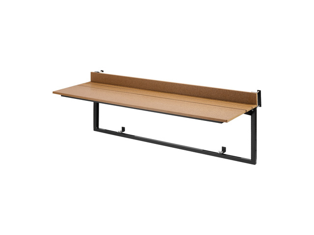 VEVOR Balcony Hanging Table 47.2' x 14.6' 60 lbs Folding Railing Bar Table, for Outdoor Patio Garden Deck Use, Fits 1.4'-2.4' Rails, 5-Level...