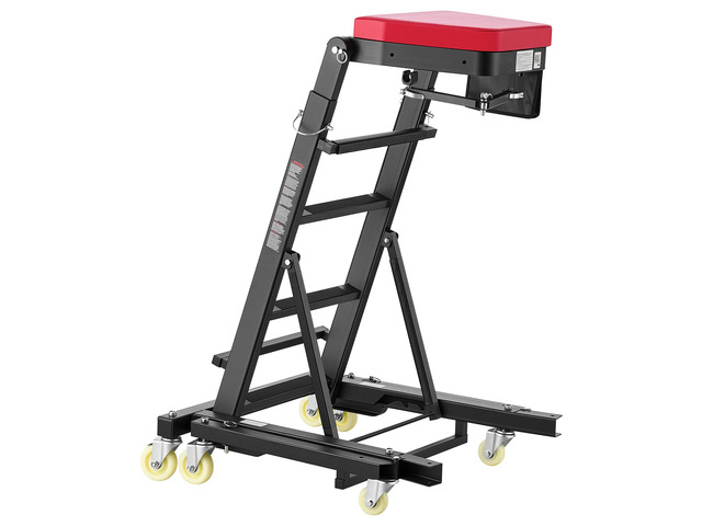 VEVOR Top Automotive Creeper 48'-64' Adjustable with Folding Mechanical Arm, Foldable High Top Engine Creeper, 400LBS Heavy-Duty Support, Stable...