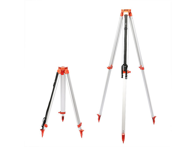 Brand New 1.65M Aluminum Tripod+5M 5 Section Dumpy Laser Level Staff for Rotary Laser Level