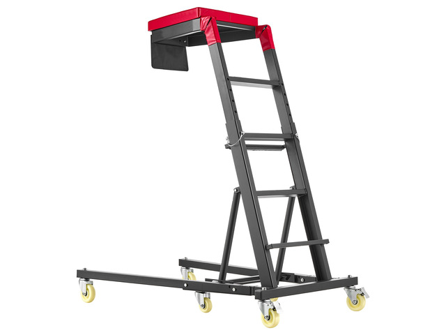 VEVOR Top Automotive Creeper 48'- 64' Adjustable High Top Engine Creeper, Easy Folding, 400LBS Heavy-Duty Steel Support, Stable H-Shaped Base,...