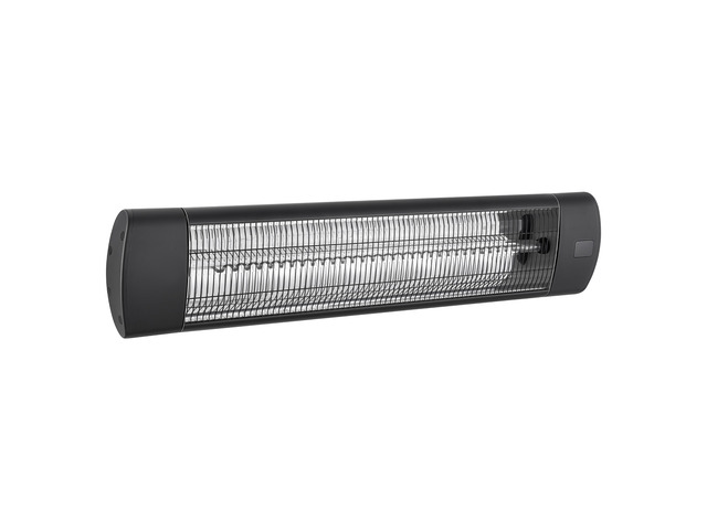 VEVOR Infrared Heater 1500W Electric Space Heater 3 Heat Settings Black, with Remote Control for Outdoor Use, 24 Hours Timer, Premium Aluminum...