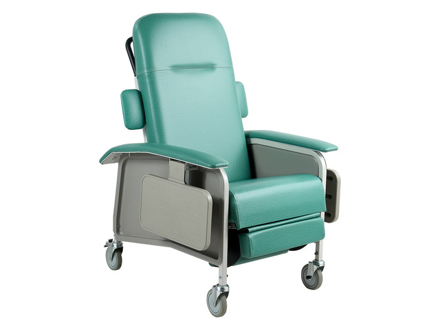 VEVOR 4-Position Geri Reclining Chair 500LBS Capacity Geri Chair Recliner, 4-Wheel Medical Recliner Chairs with Trendelenburg, Soft Padded Seat &...