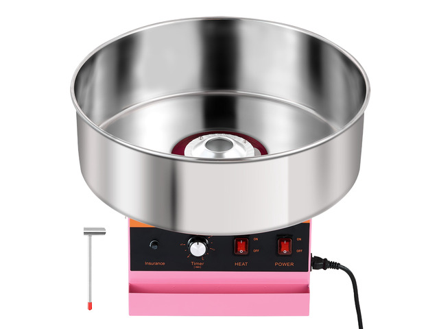 VEVOR Cotton Candy Machine Commercial 1000W Electric Candy Floss Maker Pink, Ideal for Home, Carnival, Birthday, Family Party, Easy Use with 20.5...